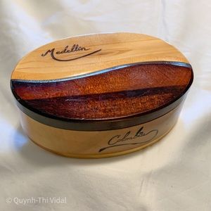 Handmade Colombian Wood Jewelry Trinket Box